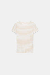 T-SHIRT MANCHES COURTES AVEC LIN