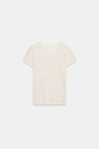 T-SHIRT MANCHES COURTES AVEC LIN