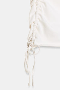T-SHIRT FRONCÉ RÉGLABLE