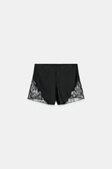 SHORT SATINE ET DENTELLE ZW COLLECTION