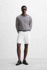 SHORT EN DENIM COUPE CLASSIQUE