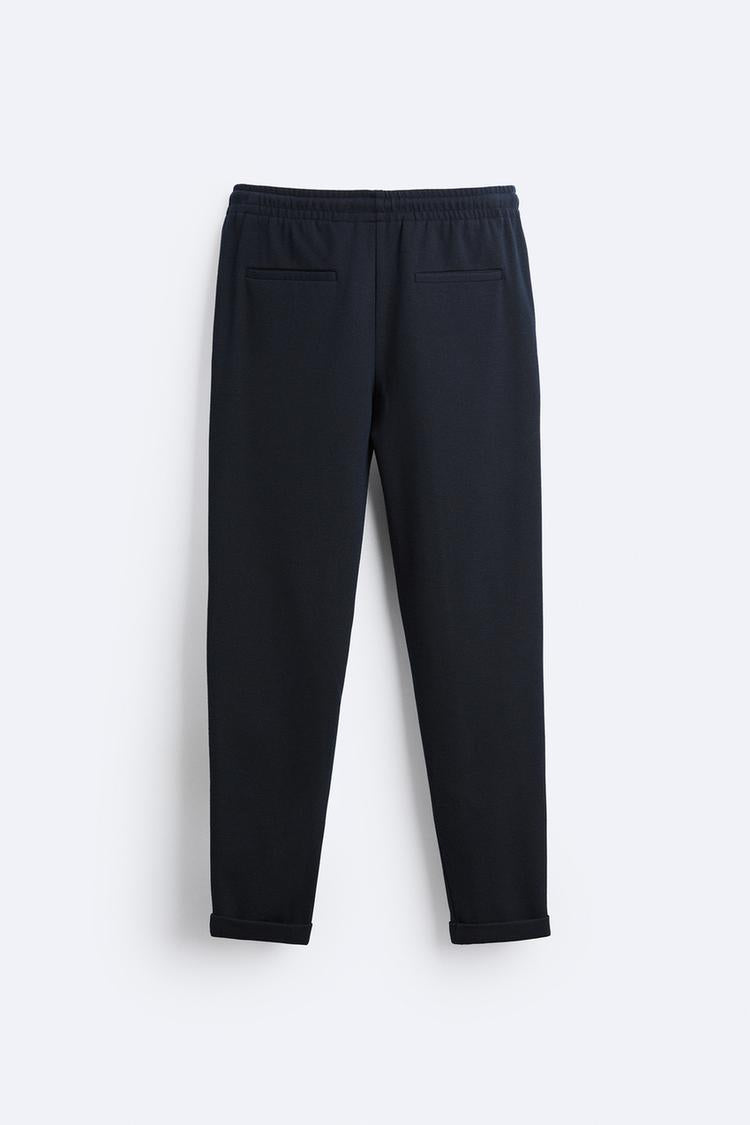 Pantalon style jogging - Bleu marine