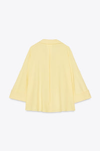 CHEMISE MANCHE LARGE AVEC LIN