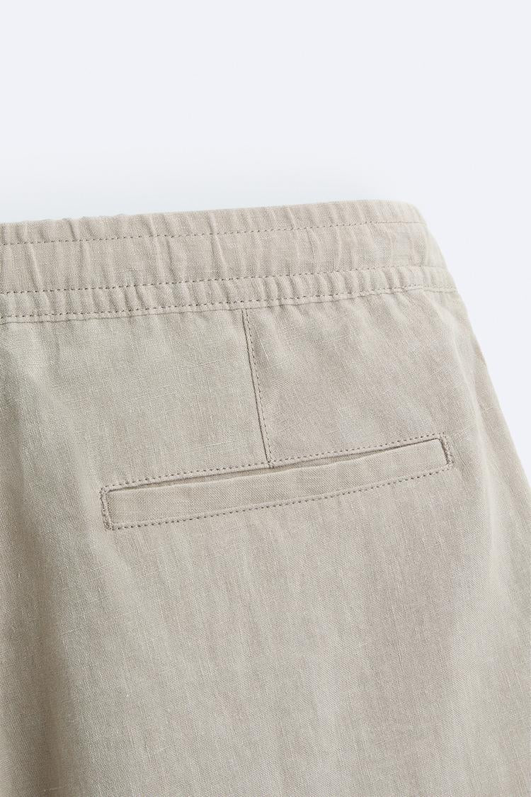 Short en Lin - Bleu Marine