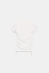 T-SHIRT FRONCÉ RÉGLABLE