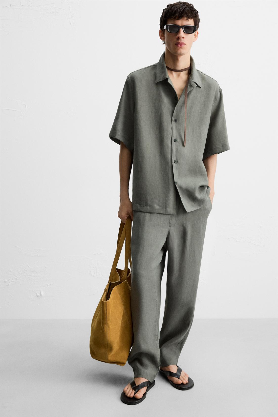 PANTALON 100% LIN