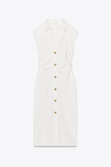 ROBE CHEMISE PIQUÉE