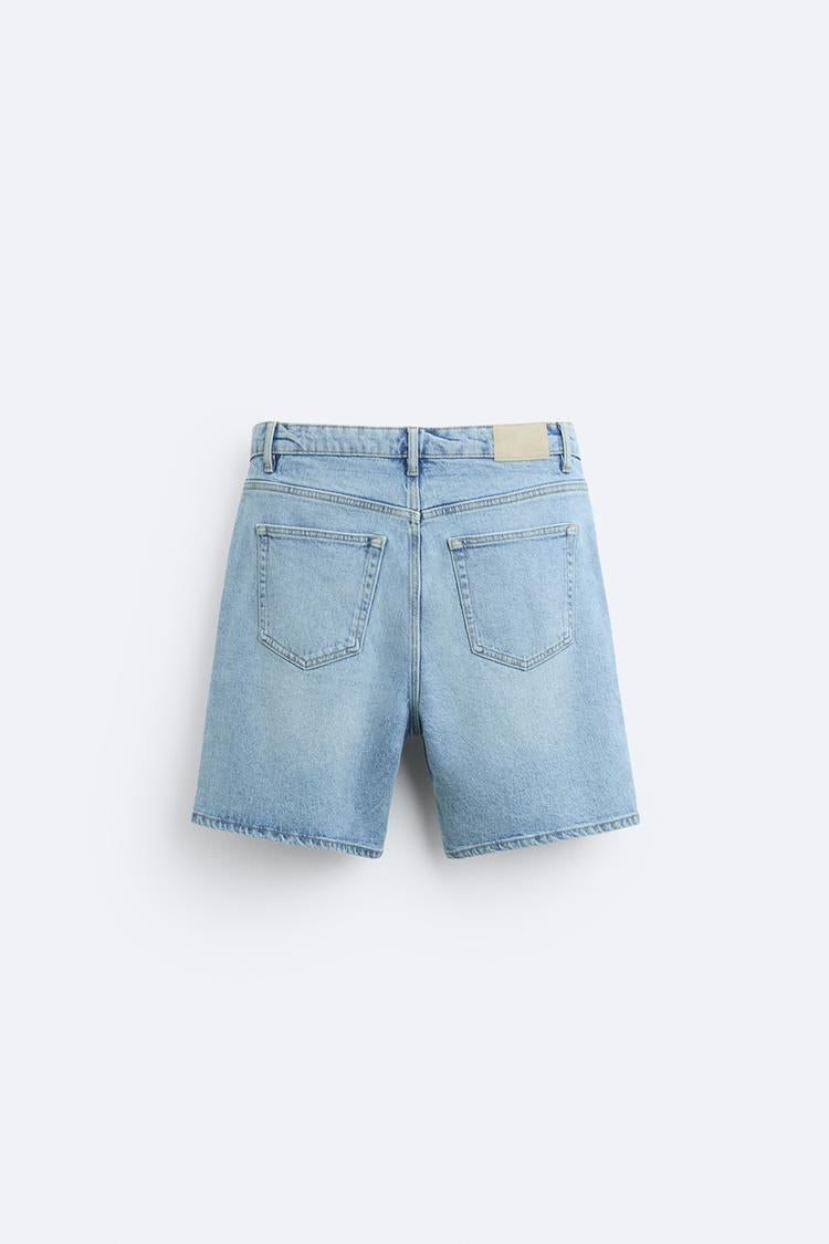 Short en Jean - Bleu