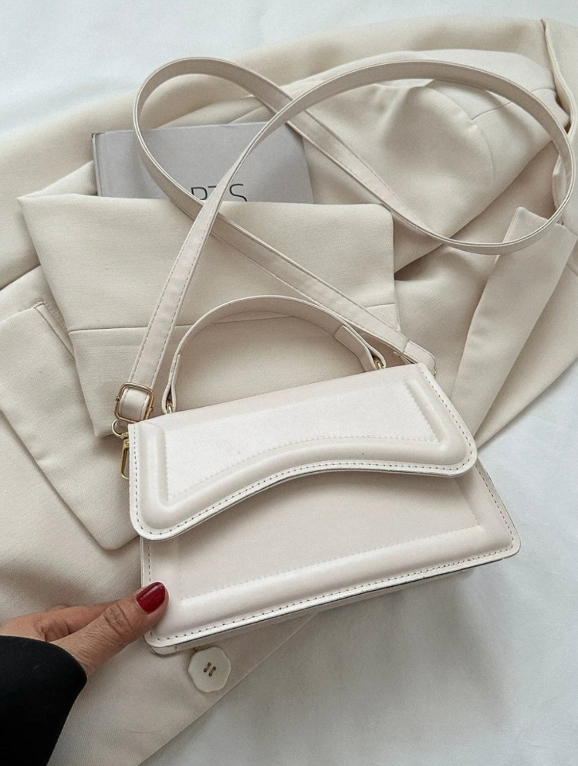 Mini sac carré léger - Beige