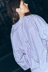 CHEMISE EN POPELINE À MANCHES AMPLES