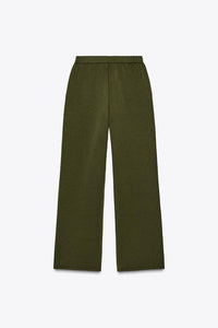 Pantalon fluide - Kaki foncé