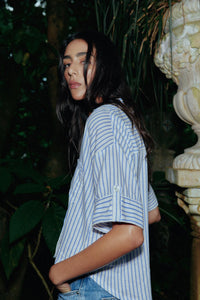 CHEMISE COURTE EN LIN