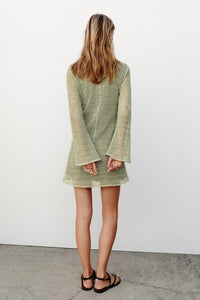 ROBE COURTE EN CROCHET ET FANTAISIE
