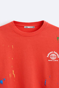 Sweat éclaboussures Inscriptions