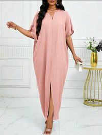 Robe caftan - Rose bonbon