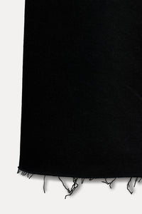 Jean collection zw marine droit a taille haute - Noir
