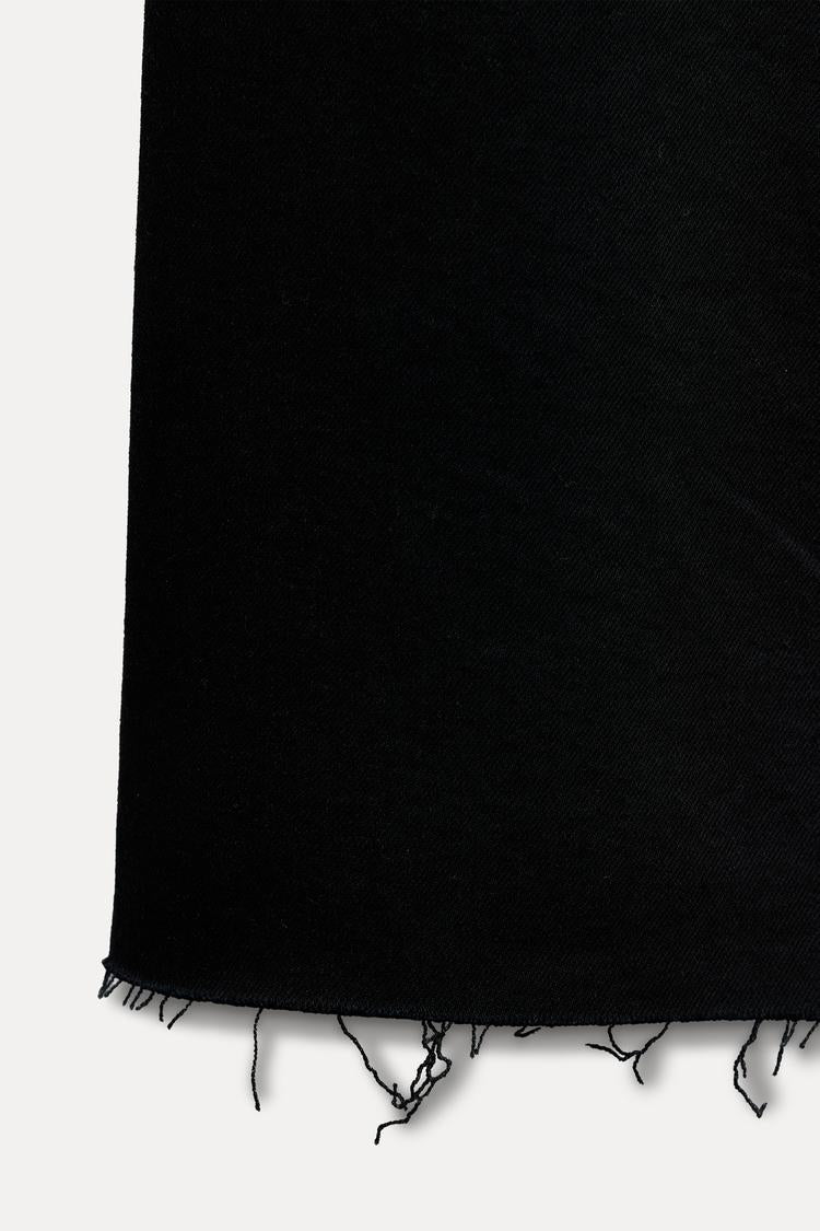 Jean collection zw marine droit a taille haute - Noir