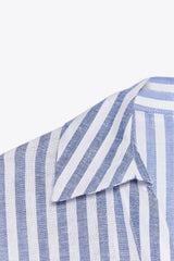 CHEMISE MANCHE LARGE AVEC LIN