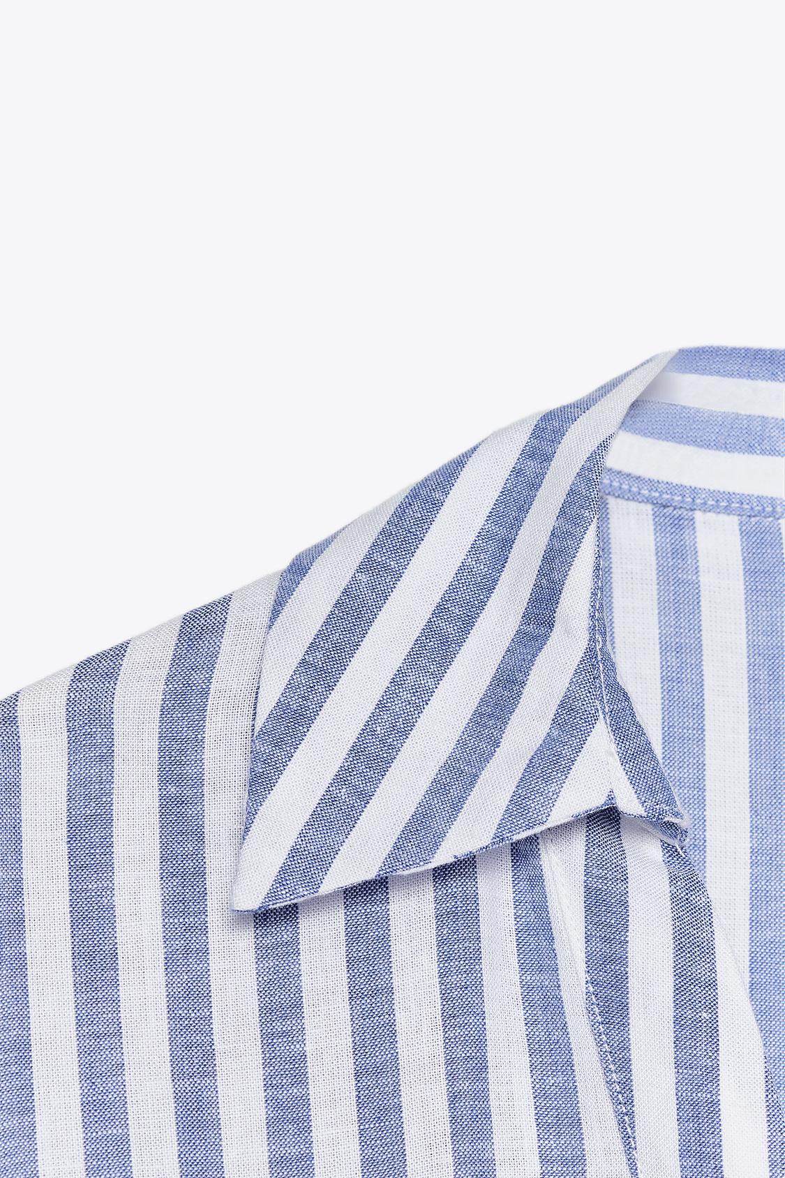 CHEMISE MANCHE LARGE AVEC LIN