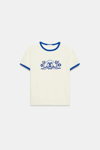 T-SHIRT MANCHES COURTES BRODERIES