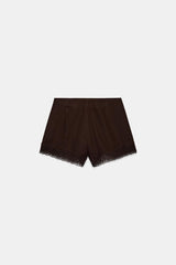 SHORT BRODÉ DENTELLE