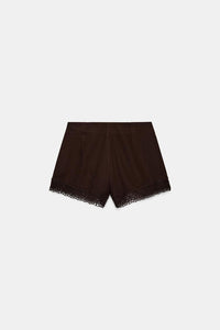 SHORT BRODÉ DENTELLE