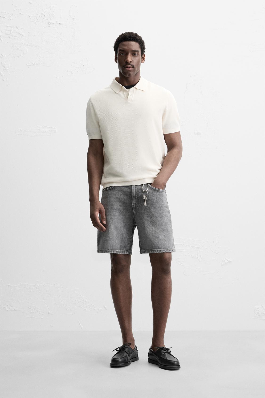 SHORT EN DENIM COUPE CLASSIQUE