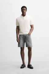 SHORT EN DENIM COUPE CLASSIQUE
