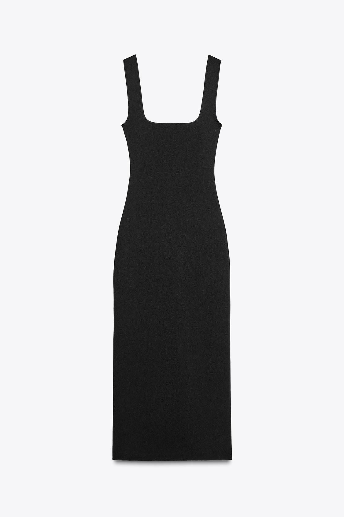 ROBE DECOLLETÉ CARRÉ STRETCH