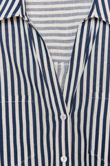 CHEMISE COURTE EN LIN