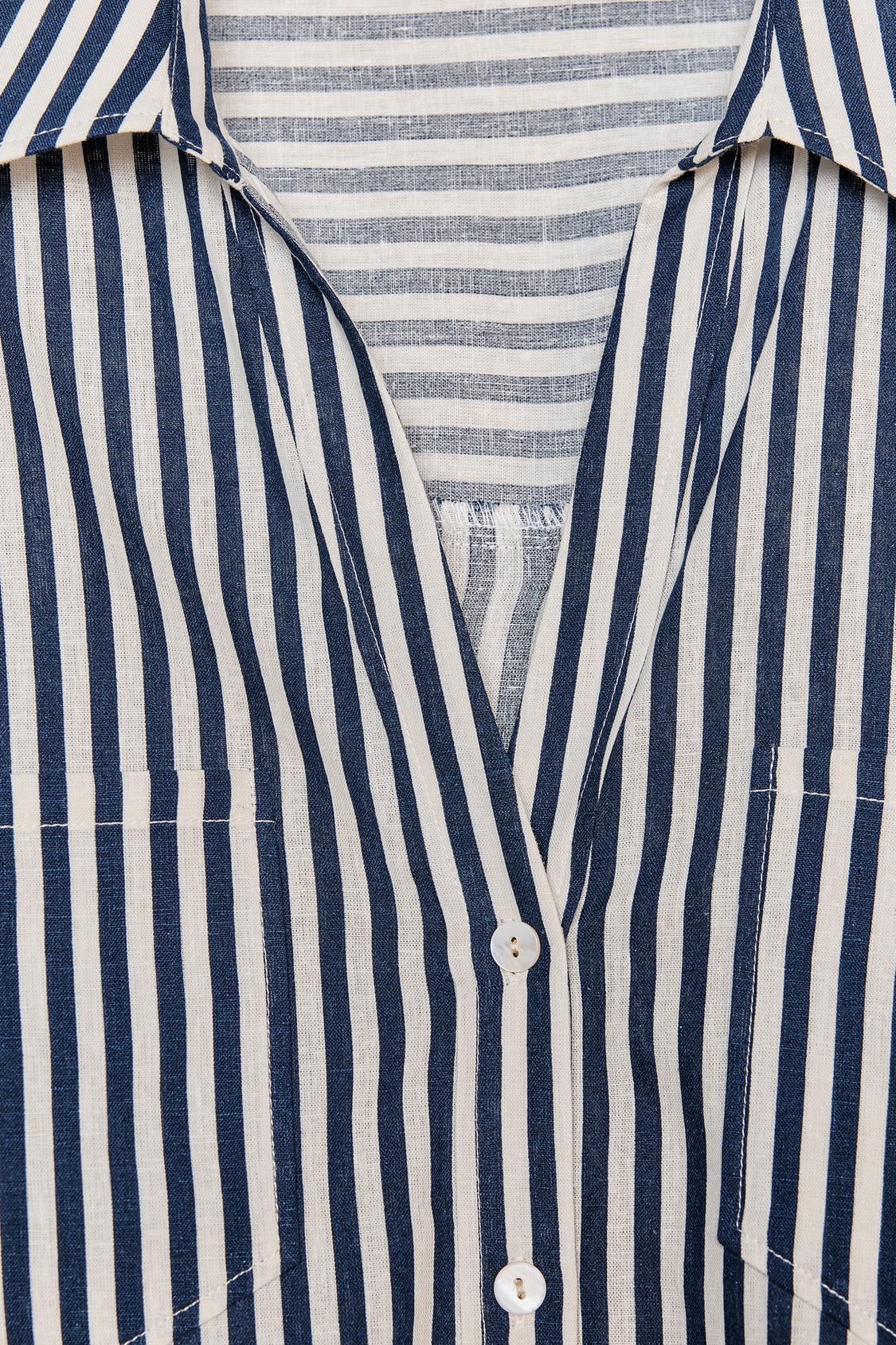 CHEMISE COURTE EN LIN