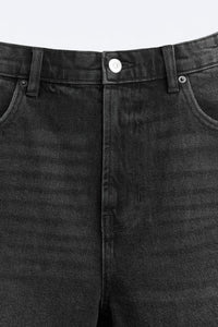 Short en Jean - Noir