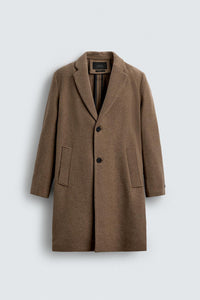 MANTEAU REGULAR FIT AVEC LAINE