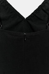 ROBE MI-LONGUE CINTREE FANTAISIE