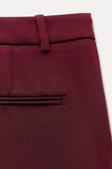 Pantalon droit collection zw - Grenat