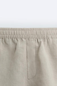 Short en Lin - Bleu Marine