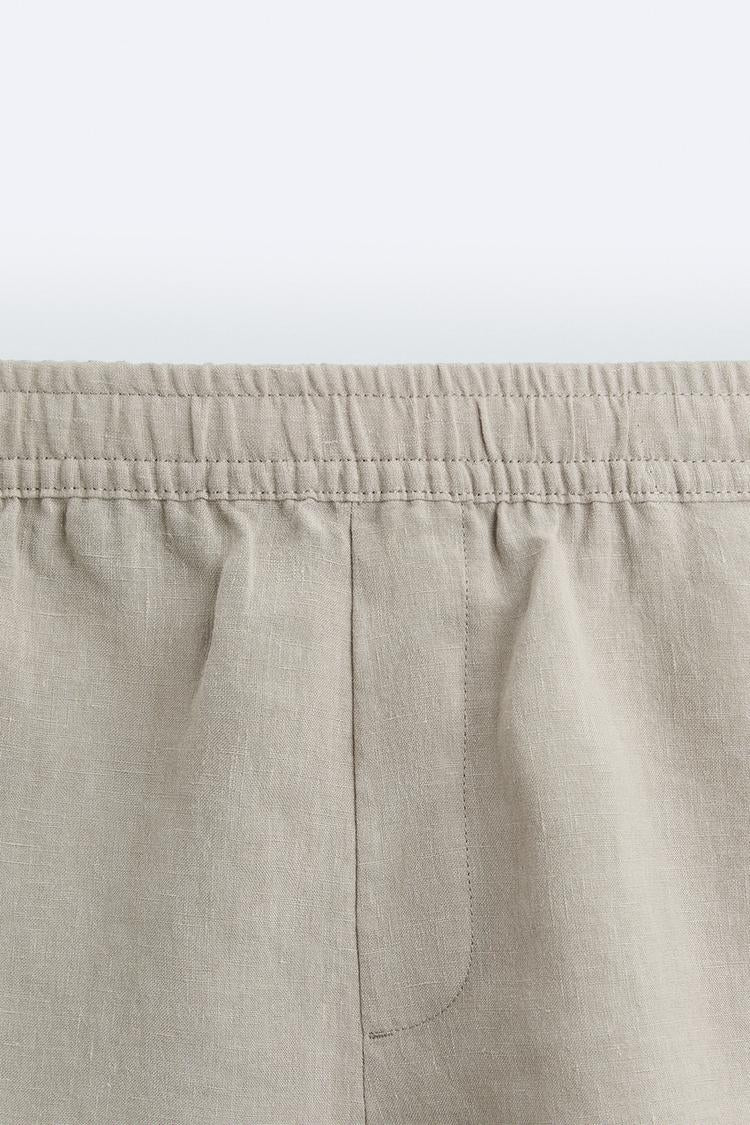 Short en Lin - Bleu Marine