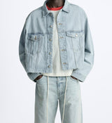 Veste en jean coupe courte