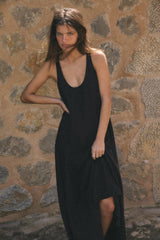 ROBE LONGUE EN LYOCELL