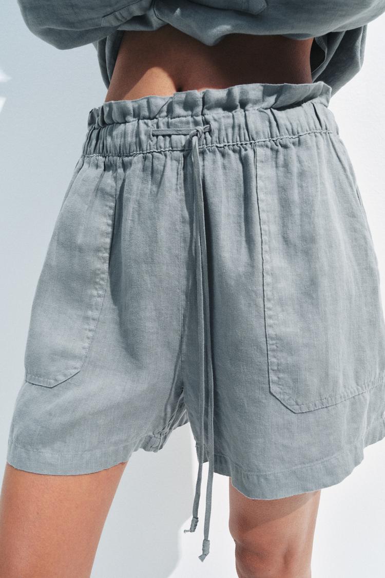 SHORT 100% LIN ZW COLLECTION