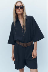 CHEMISE MANCHES COURTES LARGES
