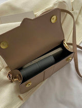 Sac à main avec sangle plissé -