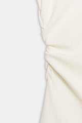 T-SHIRT DRAPÉ EN LIN