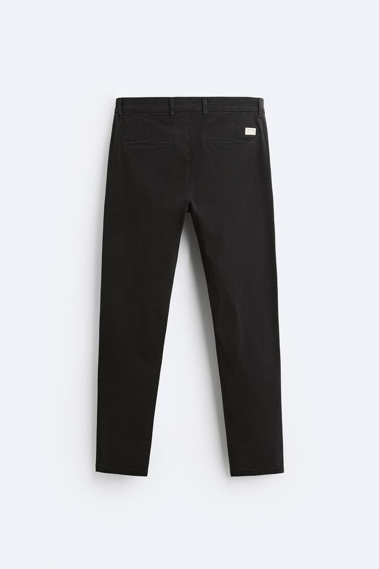 Pantalon chino coupe moulante - Noir