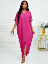 Robe caftan - Rose vif