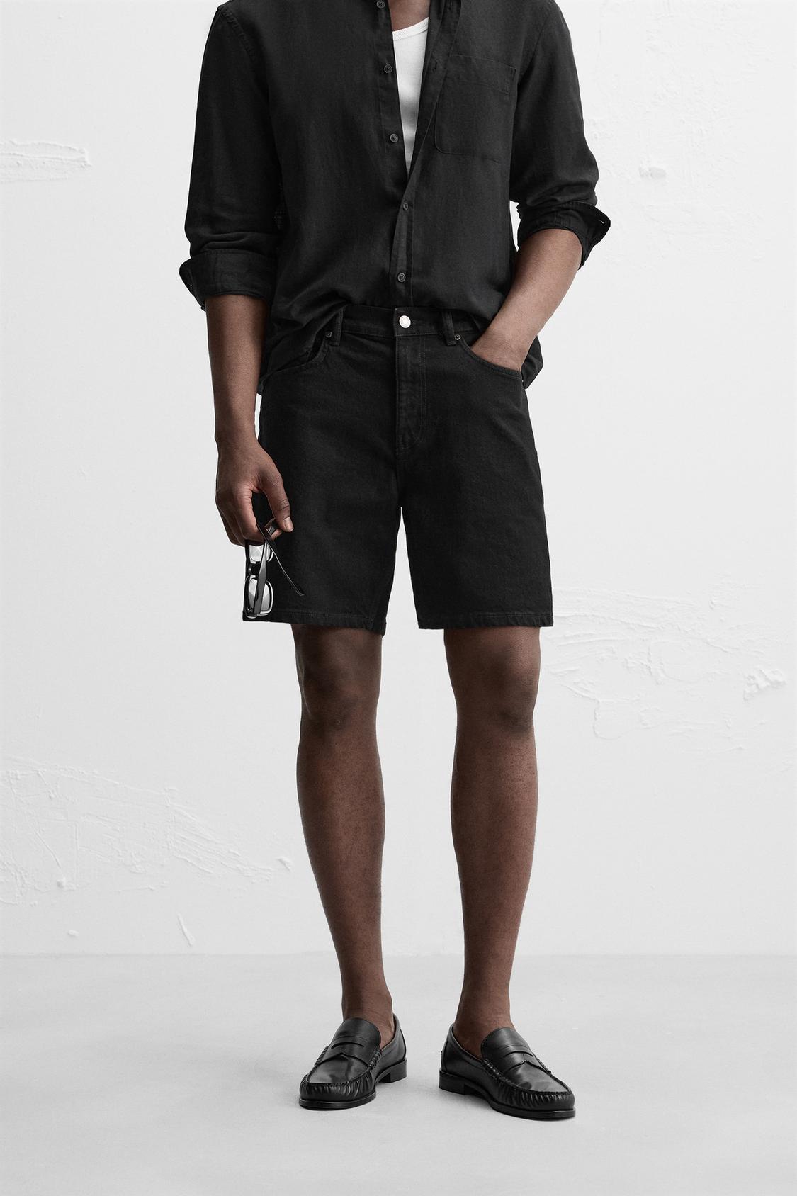 SHORT EN DENIM COUPE CLASSIQUE