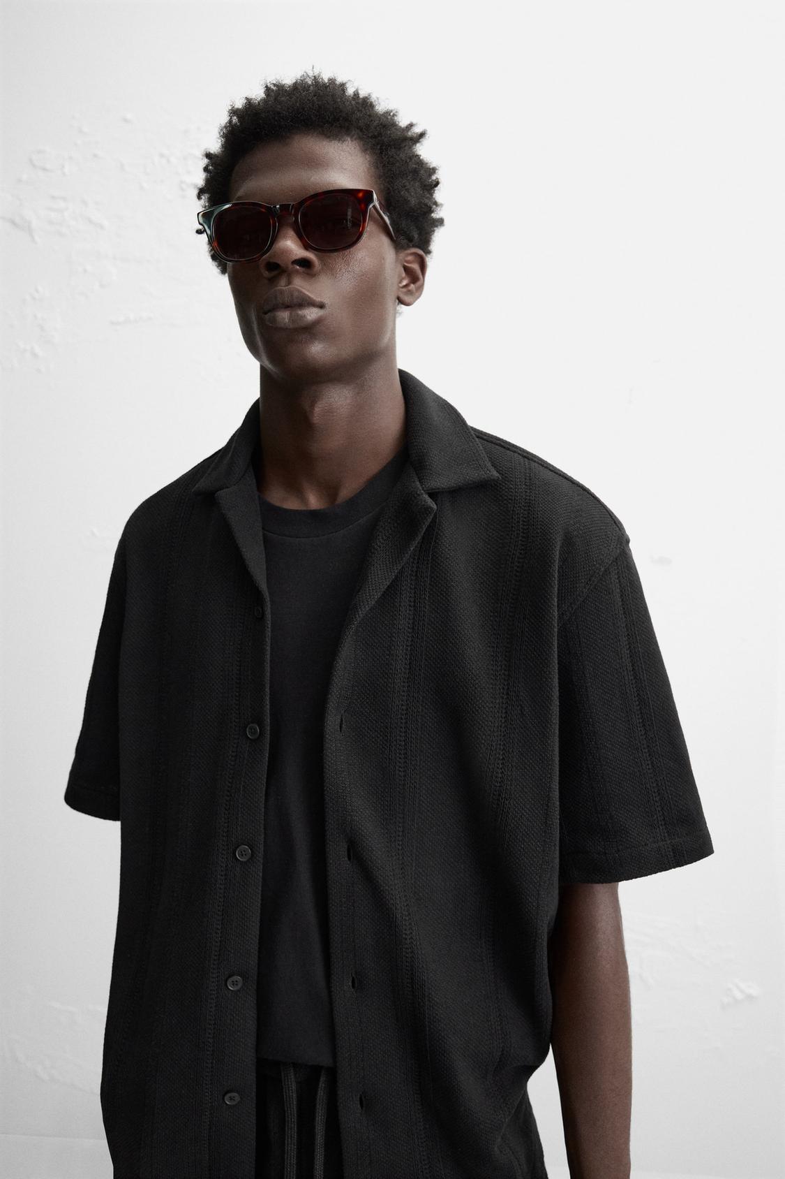 CHEMISE STRUCTURÉE JACQUARD