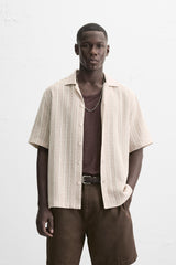 CHEMISE JACQUARD GÉOMÉTRIQUE