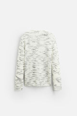 Pull en jacquar irrégulier