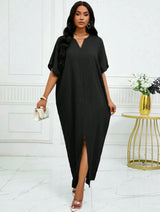 Robe caftan - Noir